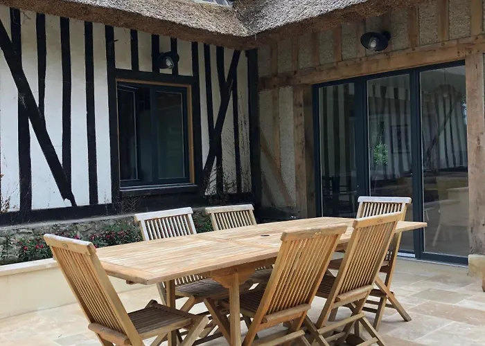 La Petite Chaumiere Normande Tatil Evi Tourville-en-Auge
